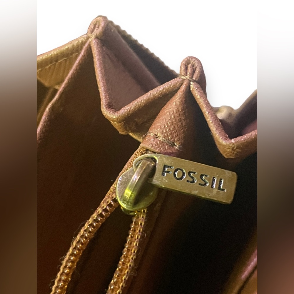 Fossil Caroline Stripe Zip Around Wallet Clutch W… - image 7